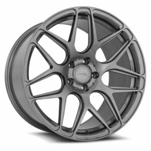 MRR Wheels FS1 20x12 5x100 - 5x130 Gloss Gun Metal offset custom