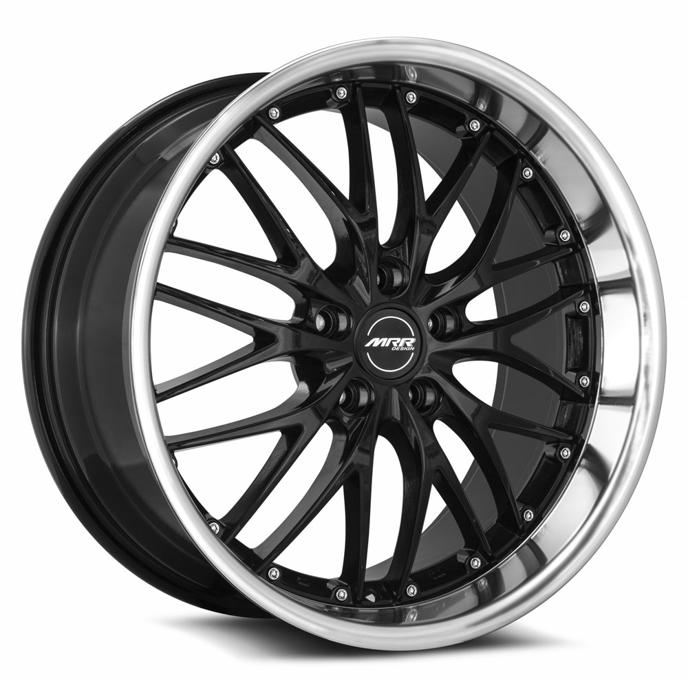 MRR Wheels GT1 19x9,5 5x100 - 5x120,7 Black Machine Lip offset custom