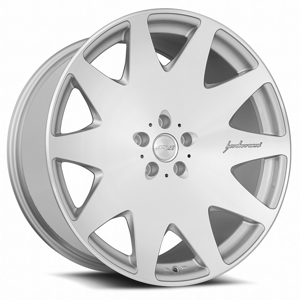 MRR Wheels HR3 22x10,5 5x100 - 5x120,7 Silver Machine Face offset custom