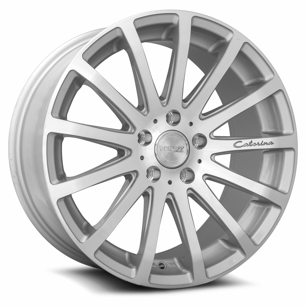 MRR Wheels HR9 18x8,5 5x100 - 5x120,7 Silver Machine Face offset custom