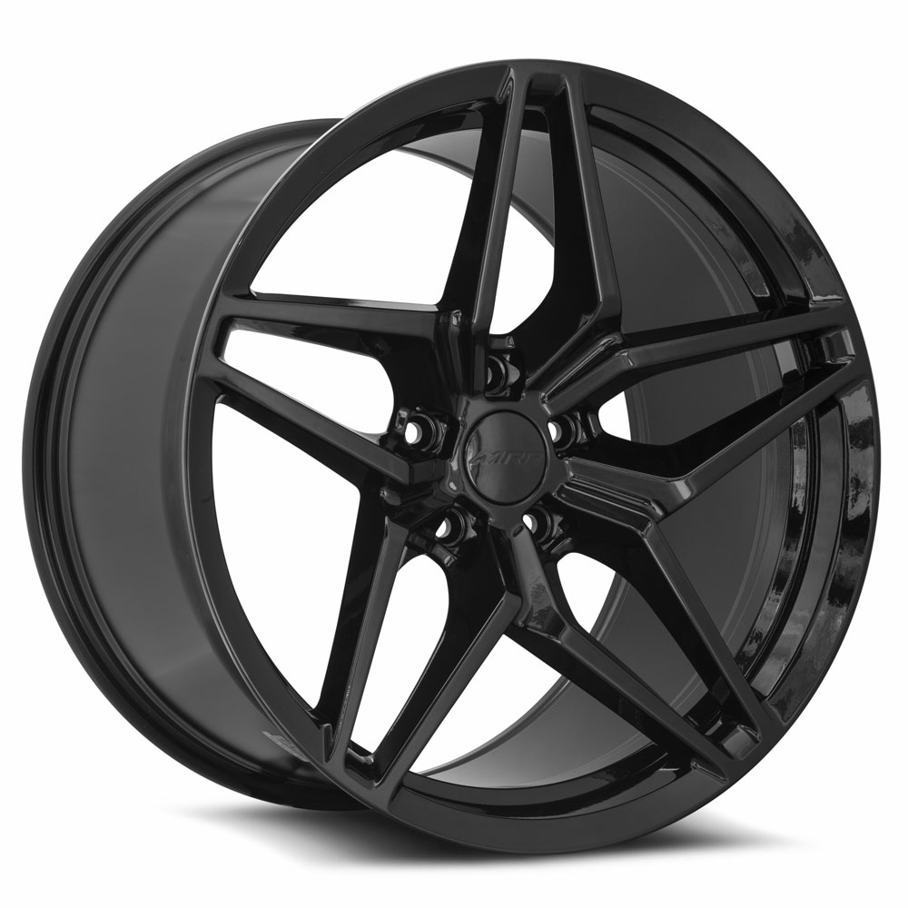 MRR Wheels M755 20x12 5x120,65 Gloss Black fit Corvette C6 C7 Z06/Grandsport/ZR1 ( front: M75519A052030BK) offset 50