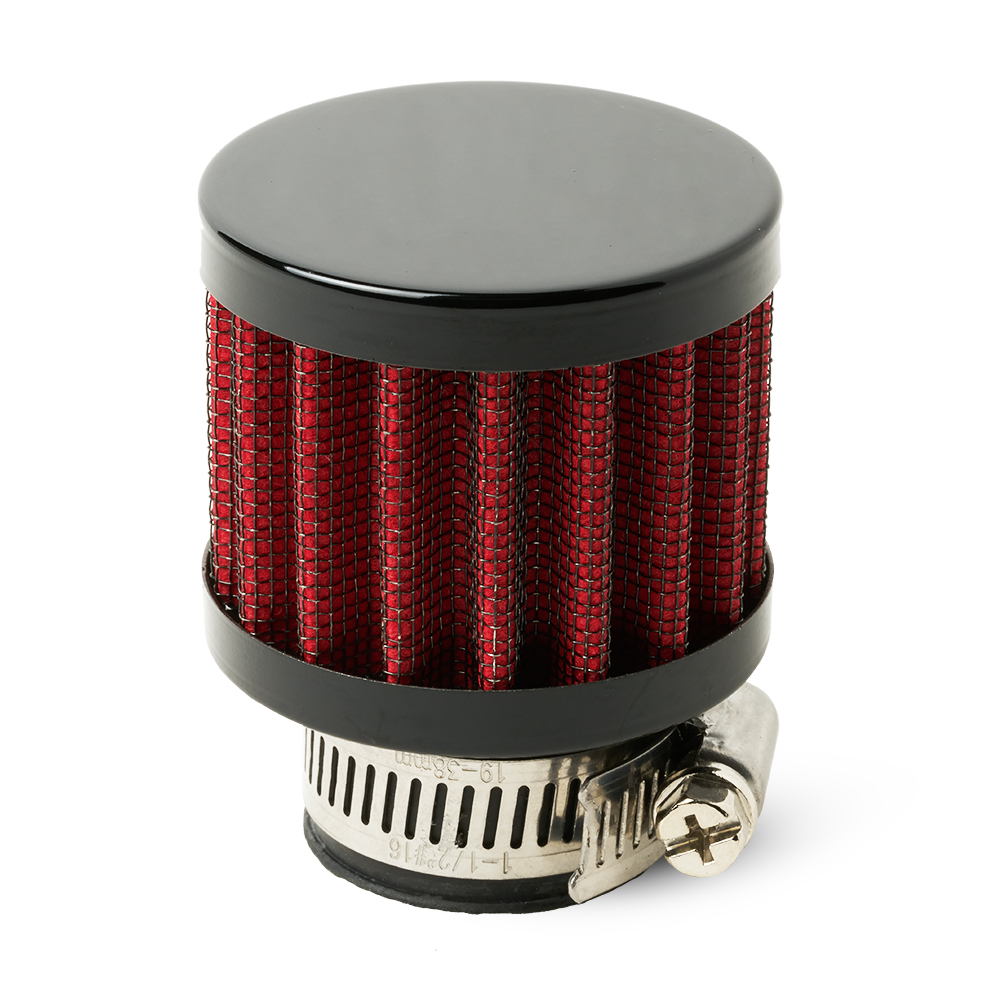 CTS Turbo 1" breather filter rubber base CTS TURBO number CTS-AS-250-BK