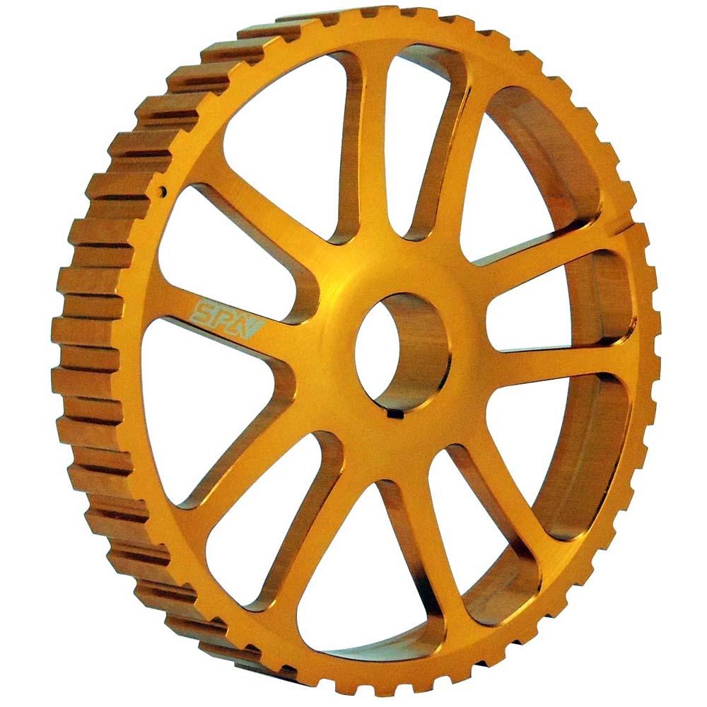 SPA Turbo Performance VW 74-98 8V Y series lightweight fixed cam pulley / intermediate shaft - Gold number POLFXAPY01E